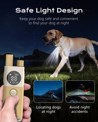 Jugbow IPX8 waterproof collar withstands rain and water activities.