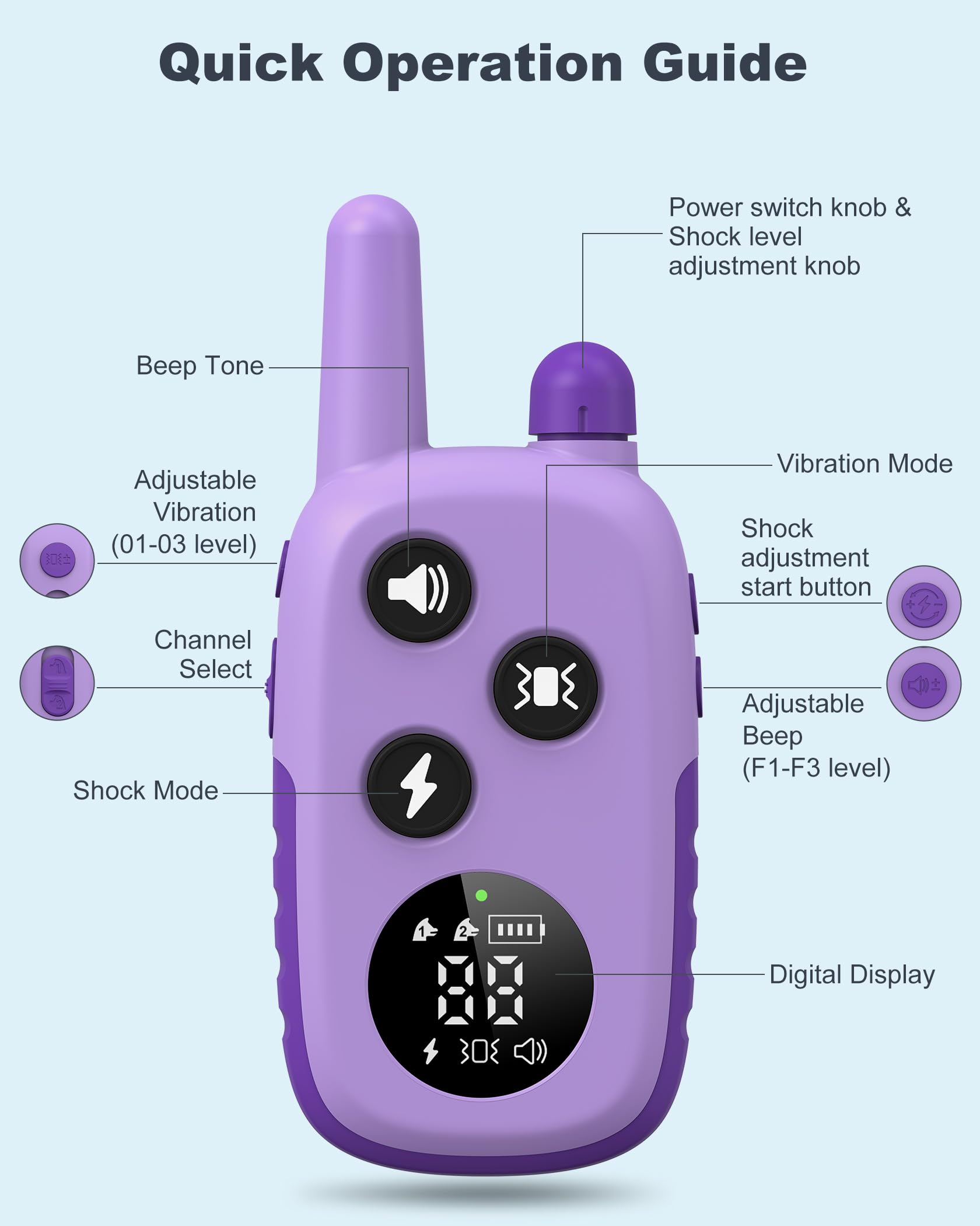 Jugbow IPX8 waterproof collar ready for rain or pool play.