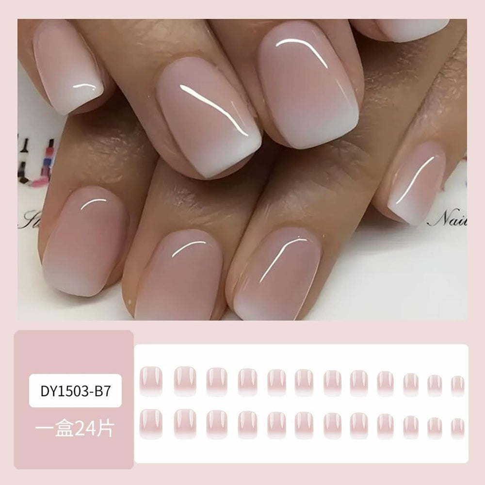 Juggssa easy-apply nails with adhesive tape simplify DIY manicure.