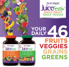 Juice Festiv packaging highlights organic fruit and veggie capsules for daily convenience
