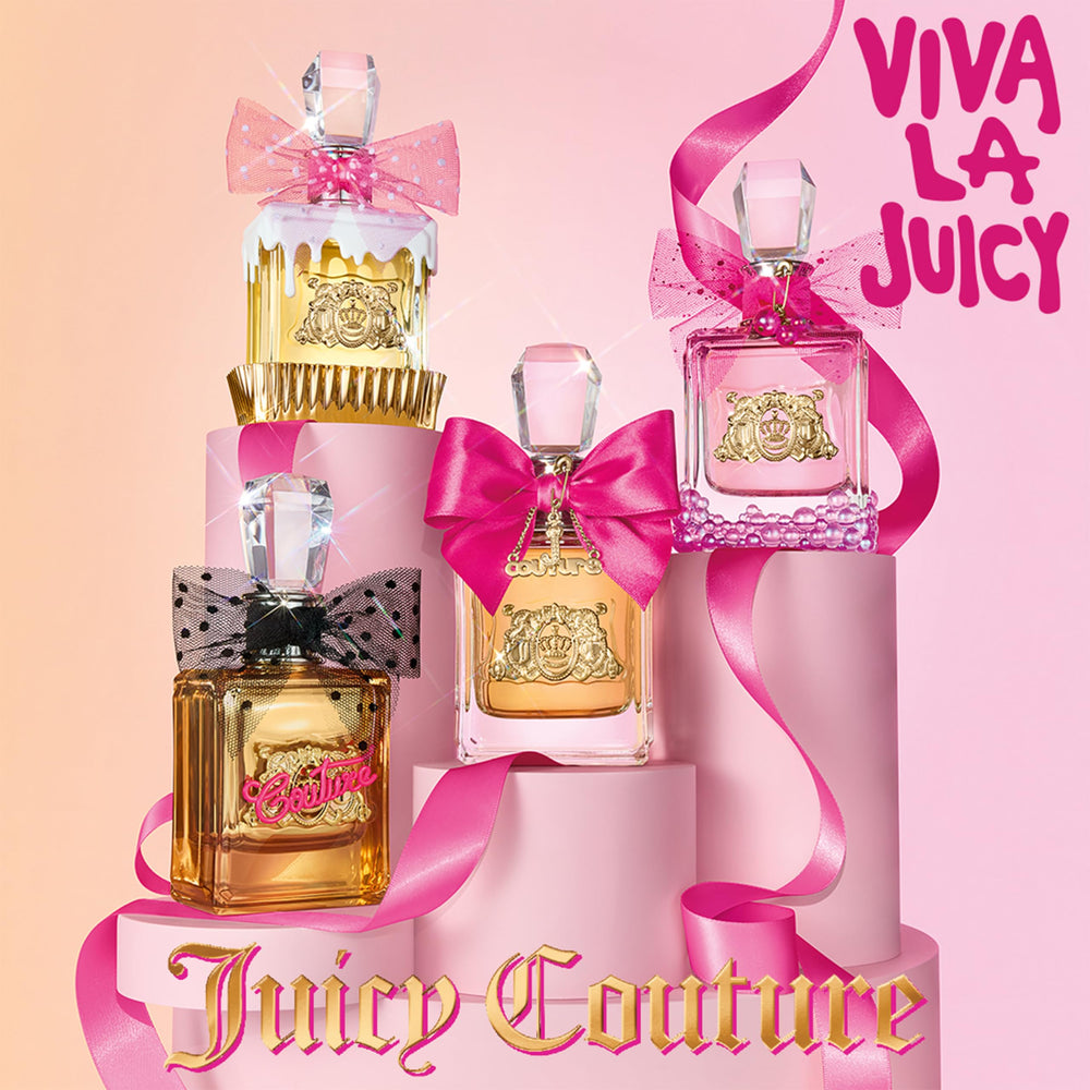 Angel Reese ambassador shot featuring Juicy Couture Viva La Juicy EDP ambiance.