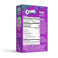 Juicy Mixes Crush Grape packaging highlights sugar-free option for travel