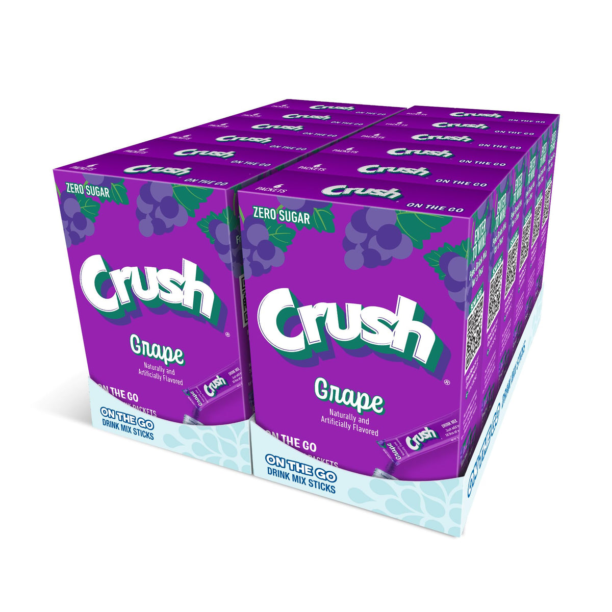Juicy Mixes Crush Grape powder drink mix offers sugar-free hydration and flavor