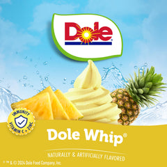 Juicy Mixes Dole Pineapple Whip four-pack display shows value.