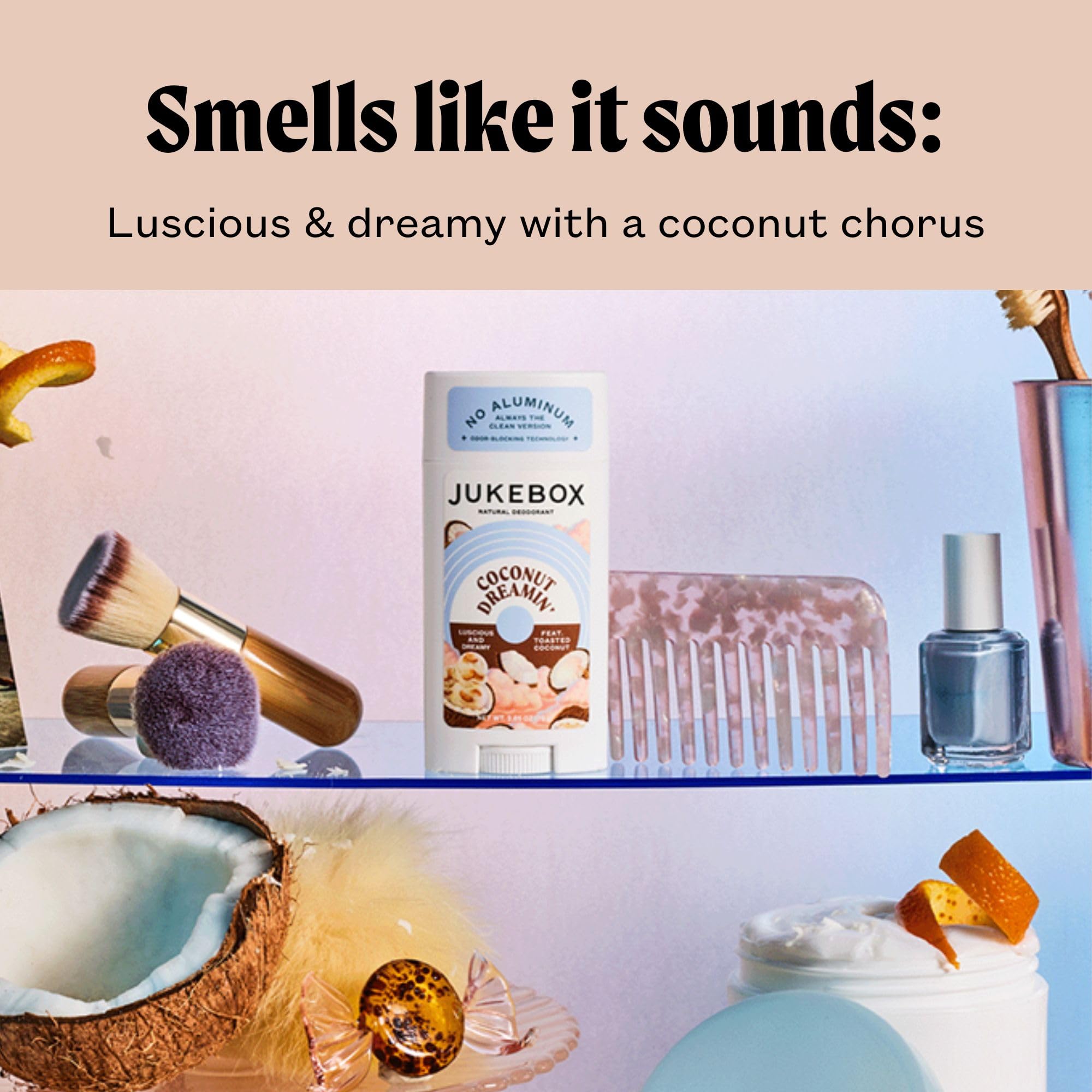JUKEBOX Cruelty-free, USA-made deodorant from globally sourced natural ingredients.