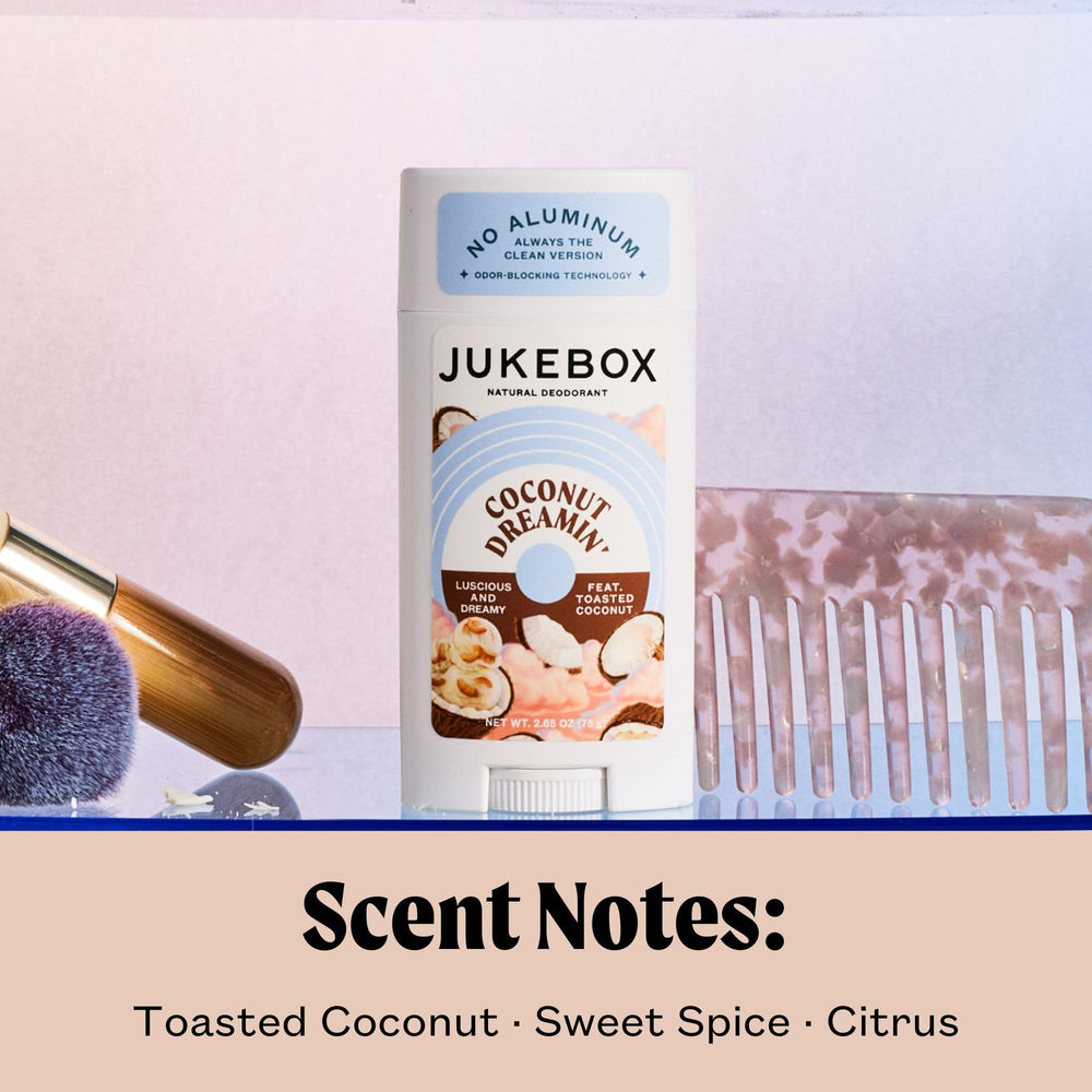 JUKEBOX odor-blocking technology helps you stay fresh throughout the day.