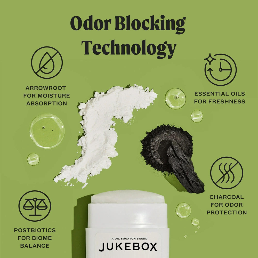 JUKEBOX postbiotics support skin balance for comfortable wear