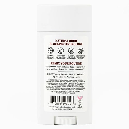 JUKEBOX Vanilla on Vinyl deodorant bottle back shows ingredients and formula