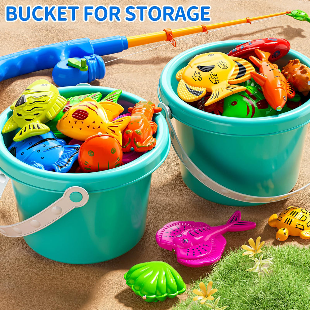 JUKUDAHU inflatable pool offers a safe space for indoor or outdoor fishing fun.
