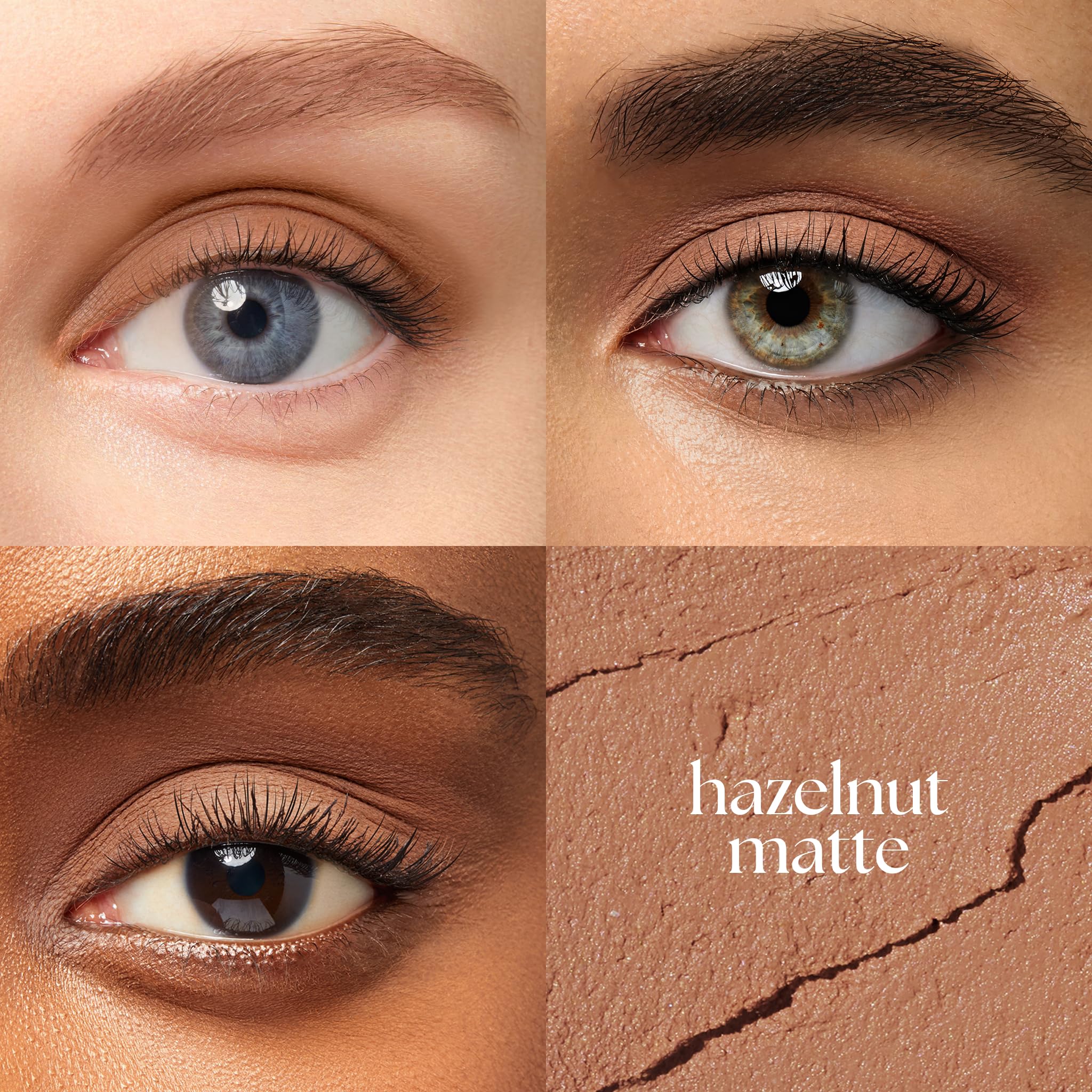 Julep Eyeshadow 101 cream-to-powder texture on skin provides crease-proof wear.