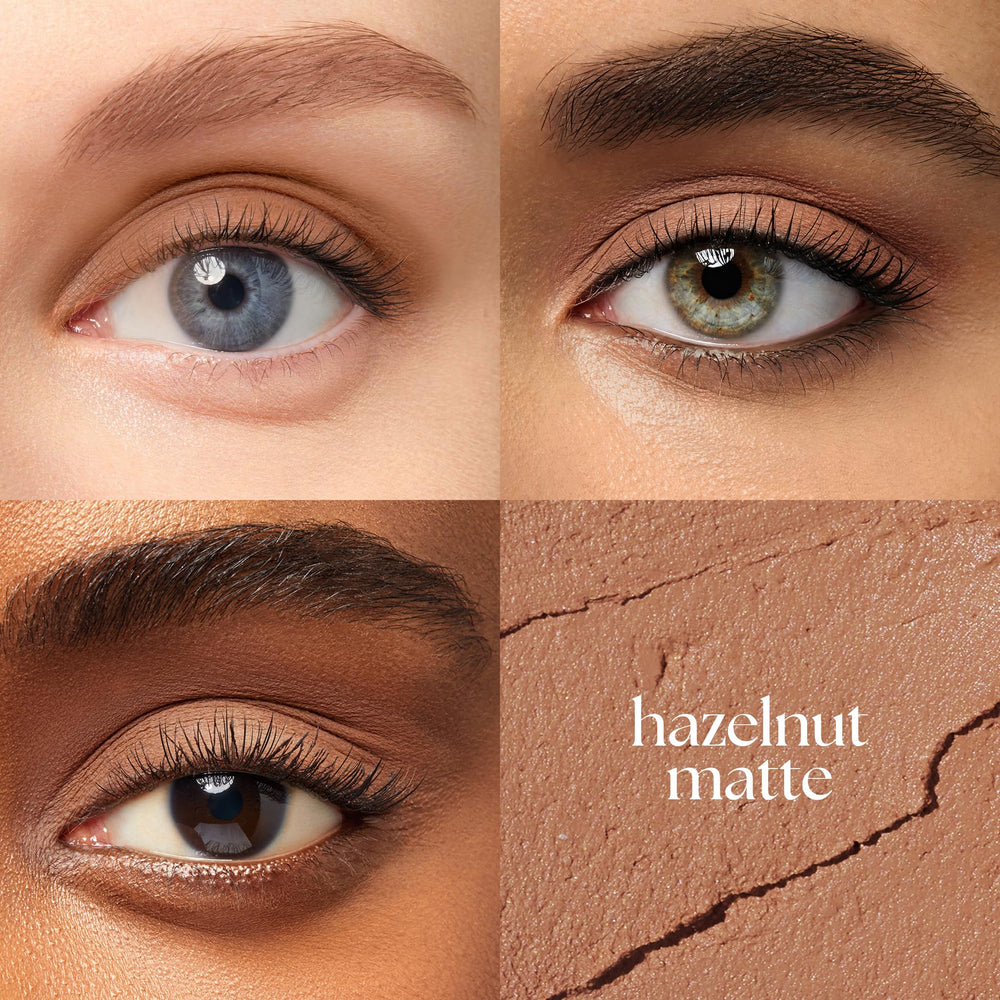Julep Eyeshadow 101 cream-to-powder texture on skin provides crease-proof wear.