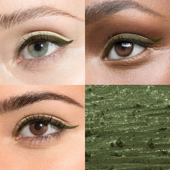 Julep When Pencil Met Gel on lash line showing precise, tug-free glide