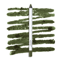 Julep When Pencil Met Gel camo green matte pencil swatch with long lasting color