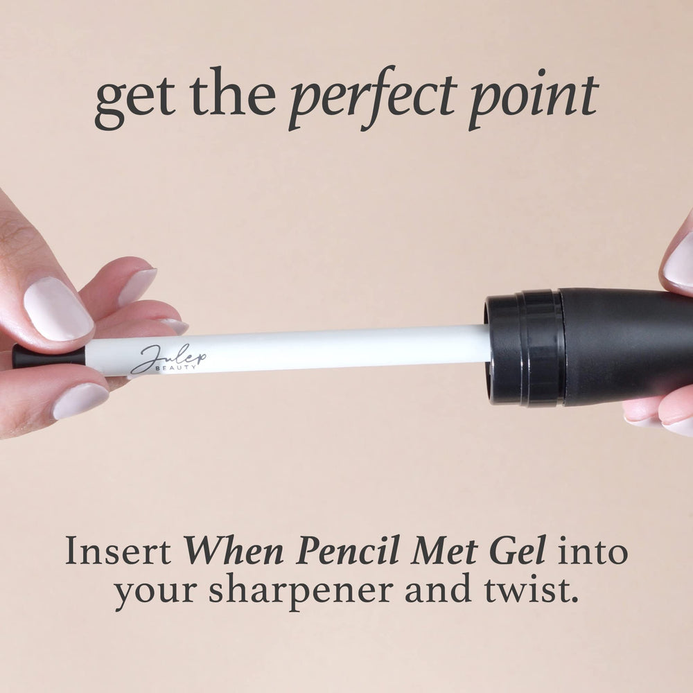 Julep When Pencil Met Gel tug-free texture closeup highlights effortless control
