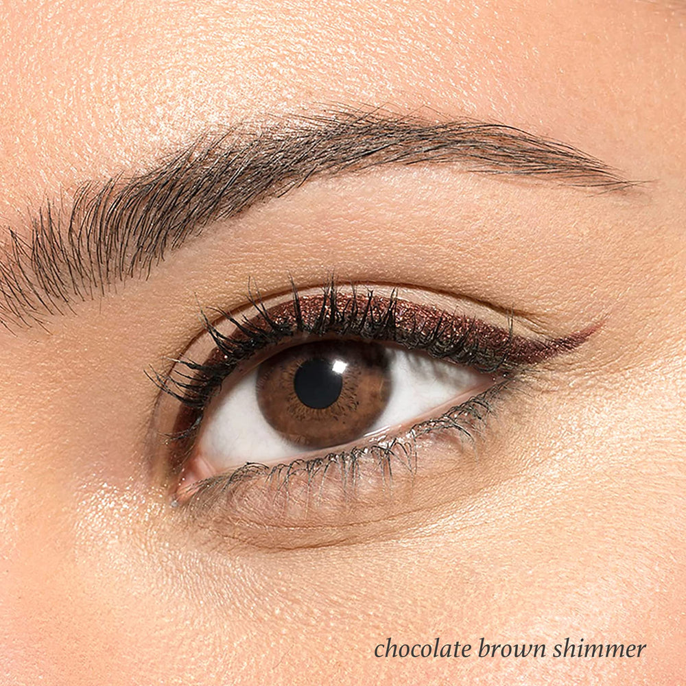 Julep When Pencil Met Gel waterline-friendly swatch highlights gentle, safe formula
