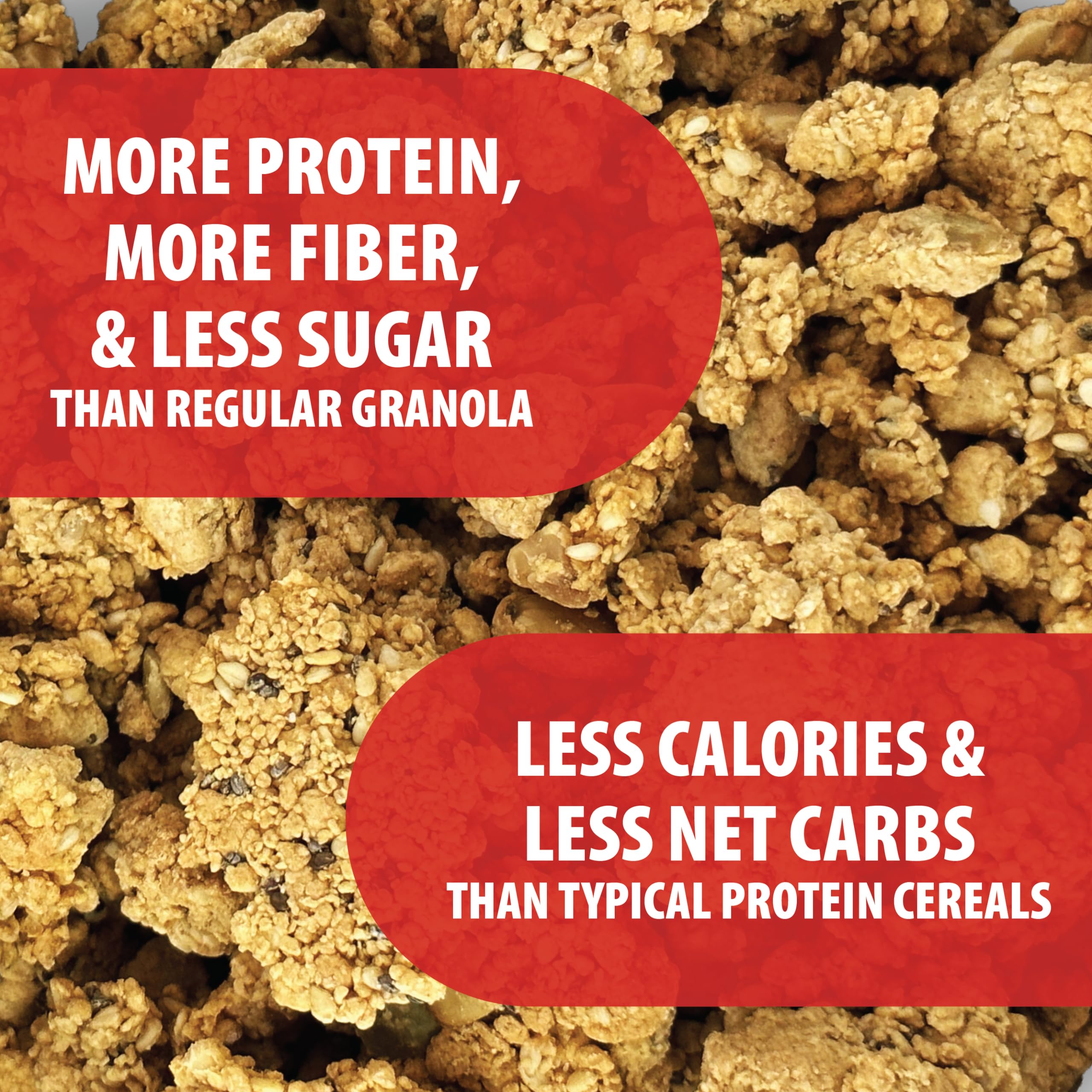 Julian Bakery ProGranola Peanut Butter Cluster served as a ready snack.