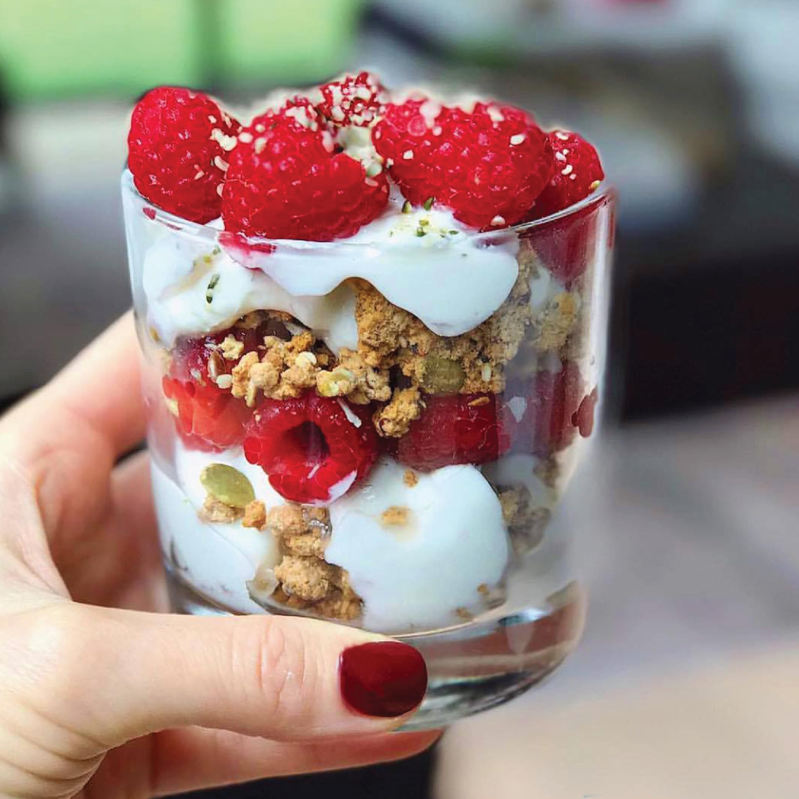 Julian Bakery ProGranola Vanilla Cinnamon bag on kitchen counter for pantry storage