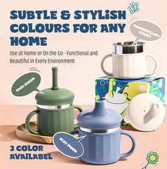 Jumble Dream stainless steel interior keeps drinks cooler and free of plastic.
