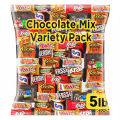 Jumblet Easter chocolate assortment 5lb pack with milk and dark bars for festive favors.