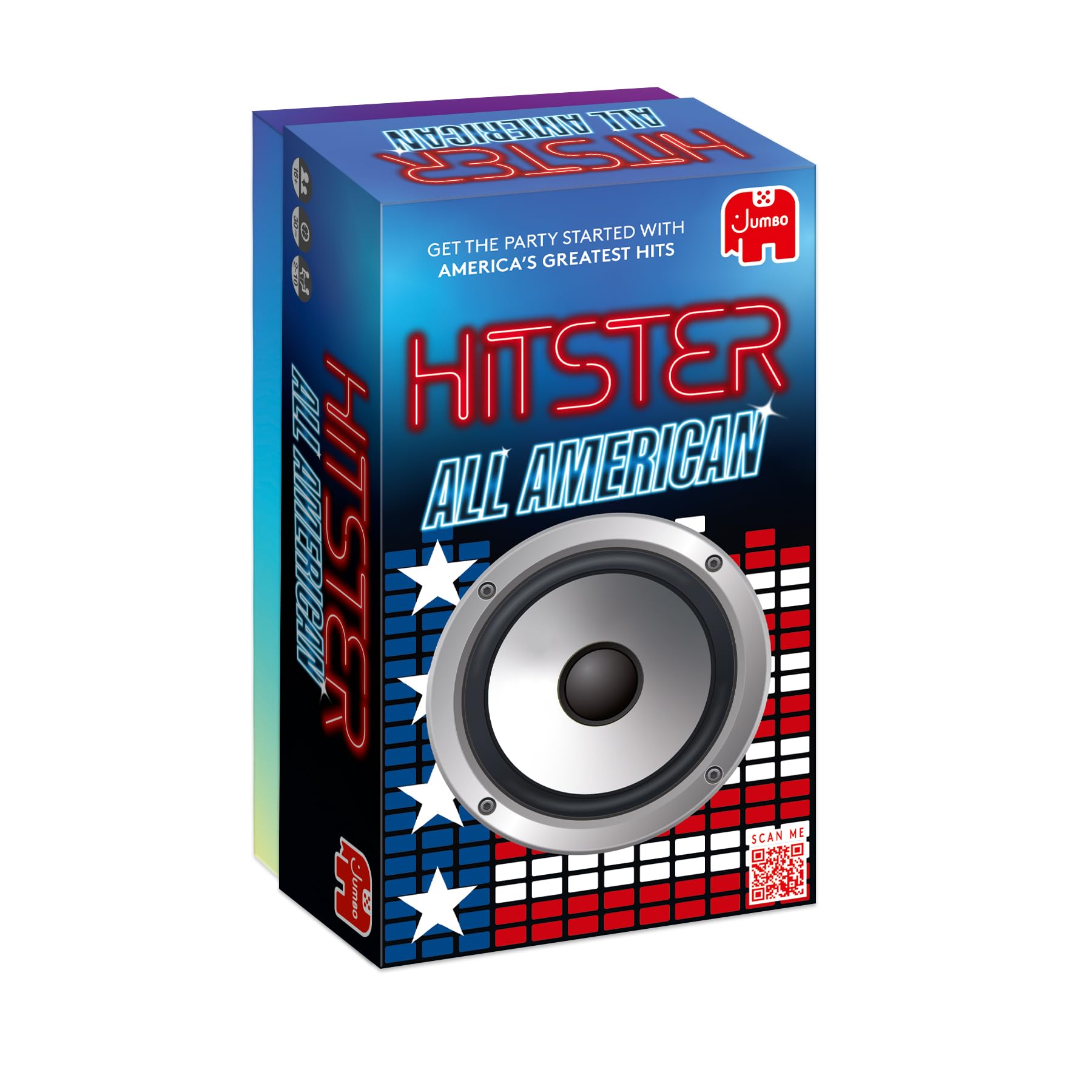 Jumbo Hitster all-American deck for a lively, fast-paced game night.