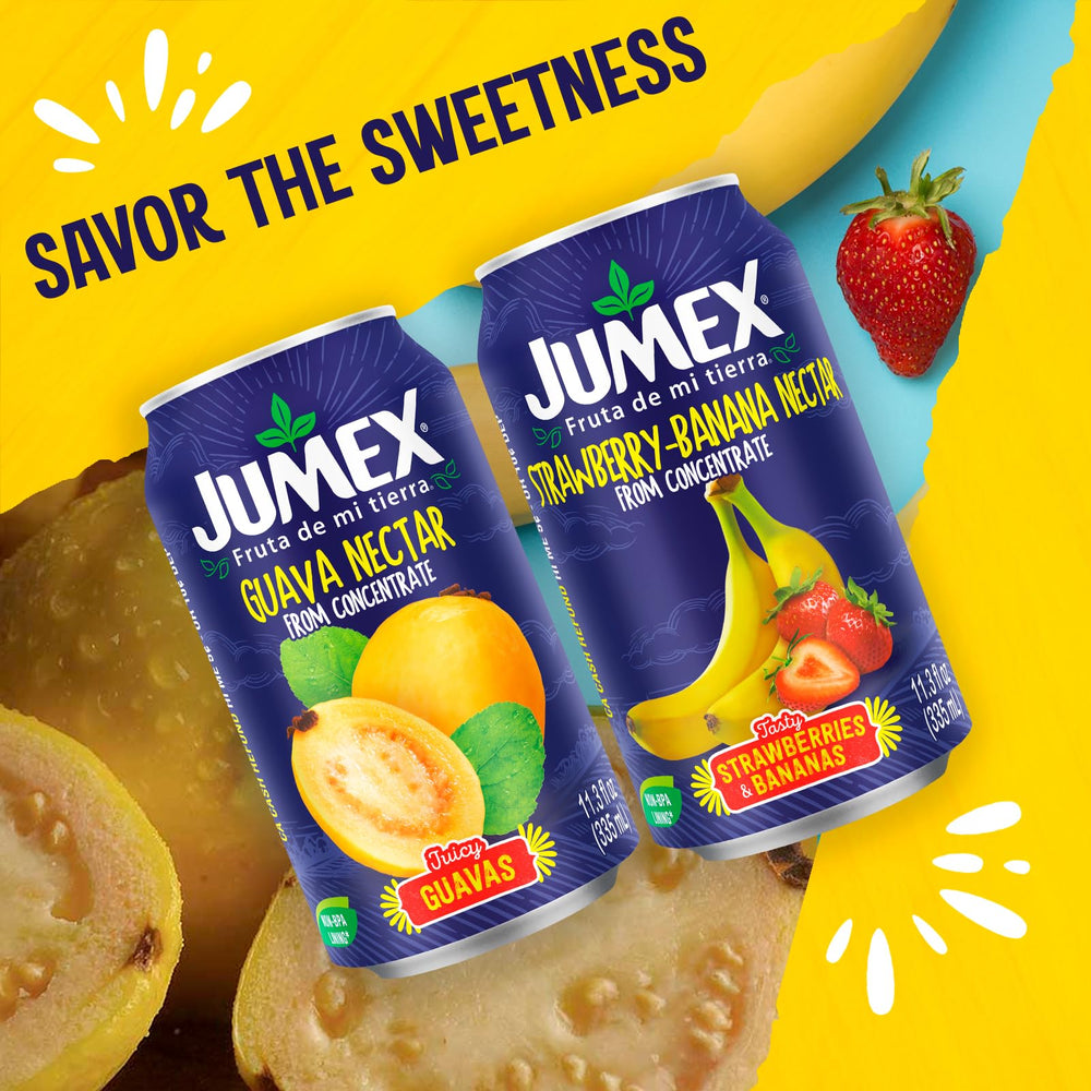 Jumex nectar used as a cocktail mixer for vibrant drinks
