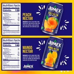 Jumex Peach Nectar bottle pour highlights sunny fruit sweetness for cocktails