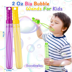Jumlys bubble wands royal blue, durable tubes for reusable bubble play.