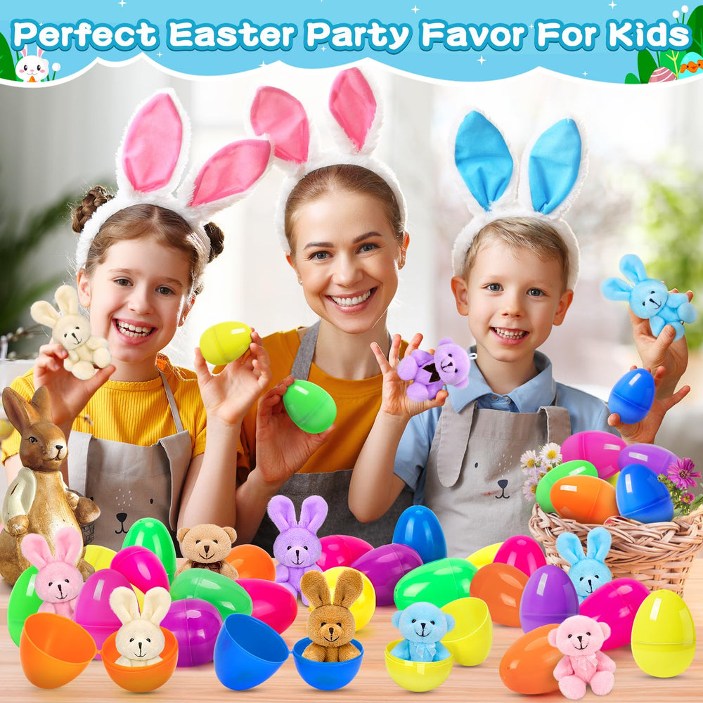 Jumlys eggs are made of durable plastic for reuse across seasons.