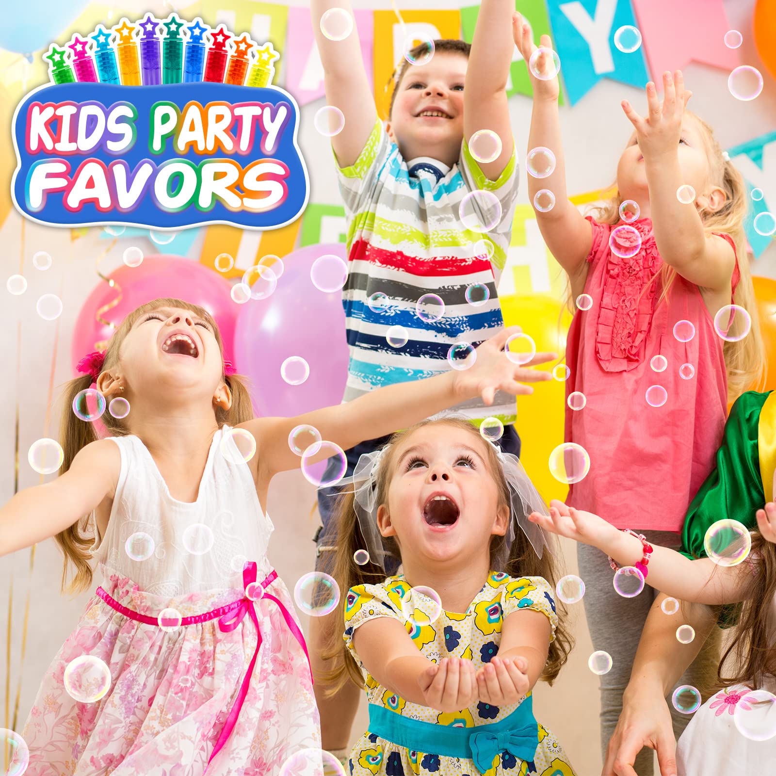 Jumlys safe non-toxic bubble solution supports worry-free play