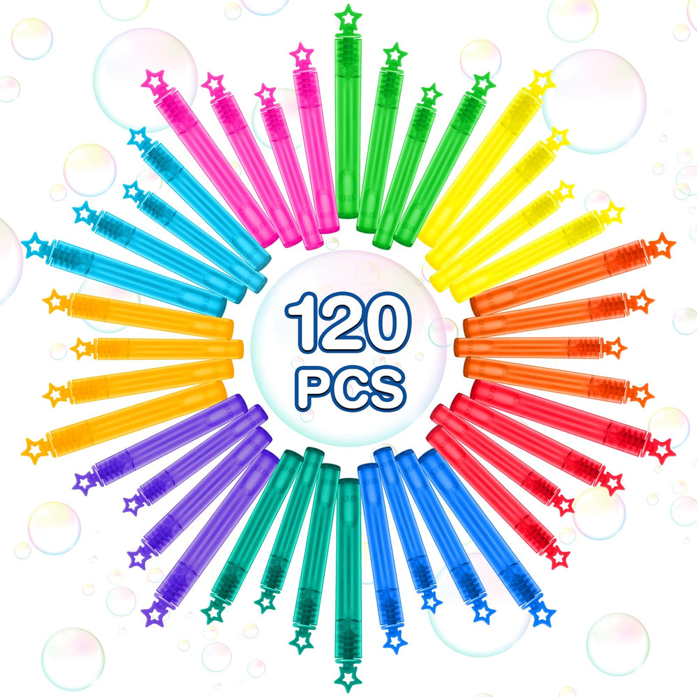 Jumlys ten bright colors bubble wands add lively accents to celebrations
