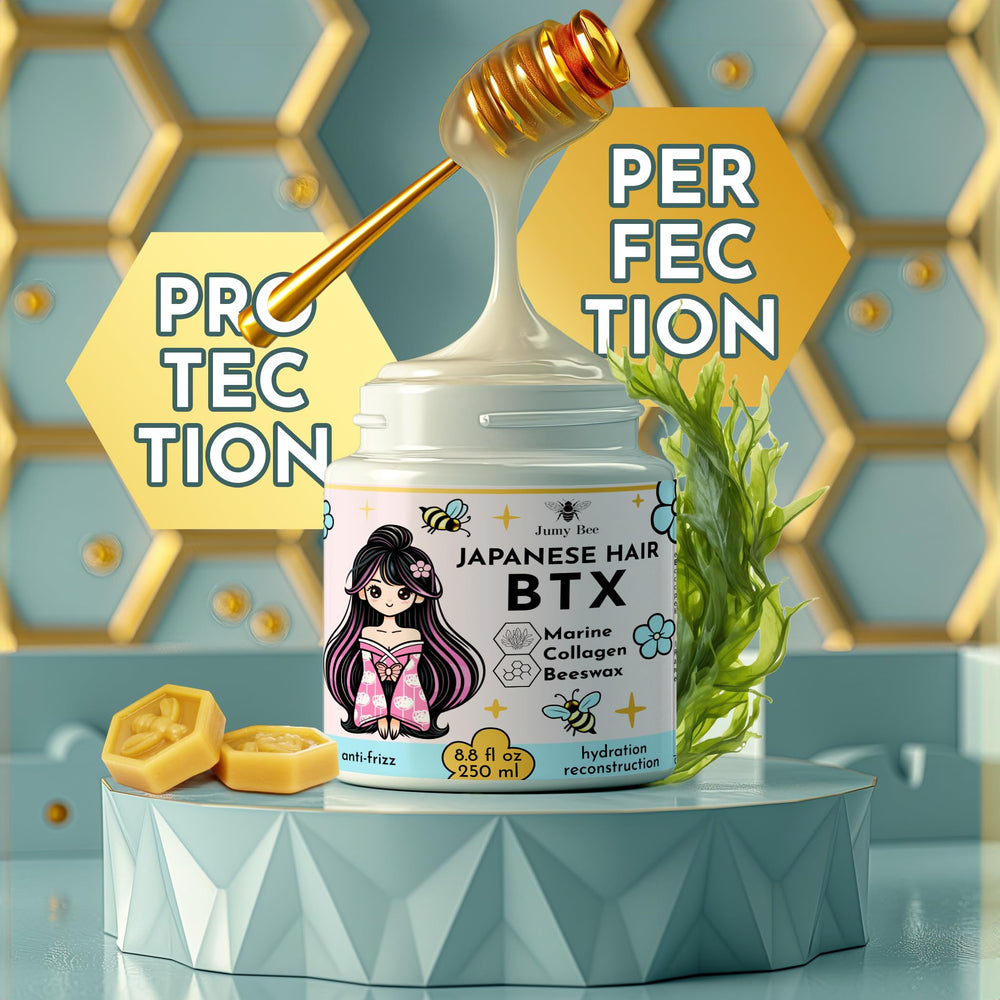 Jumybee B-Tox mask application spread demonstrates even distribution for smooth results