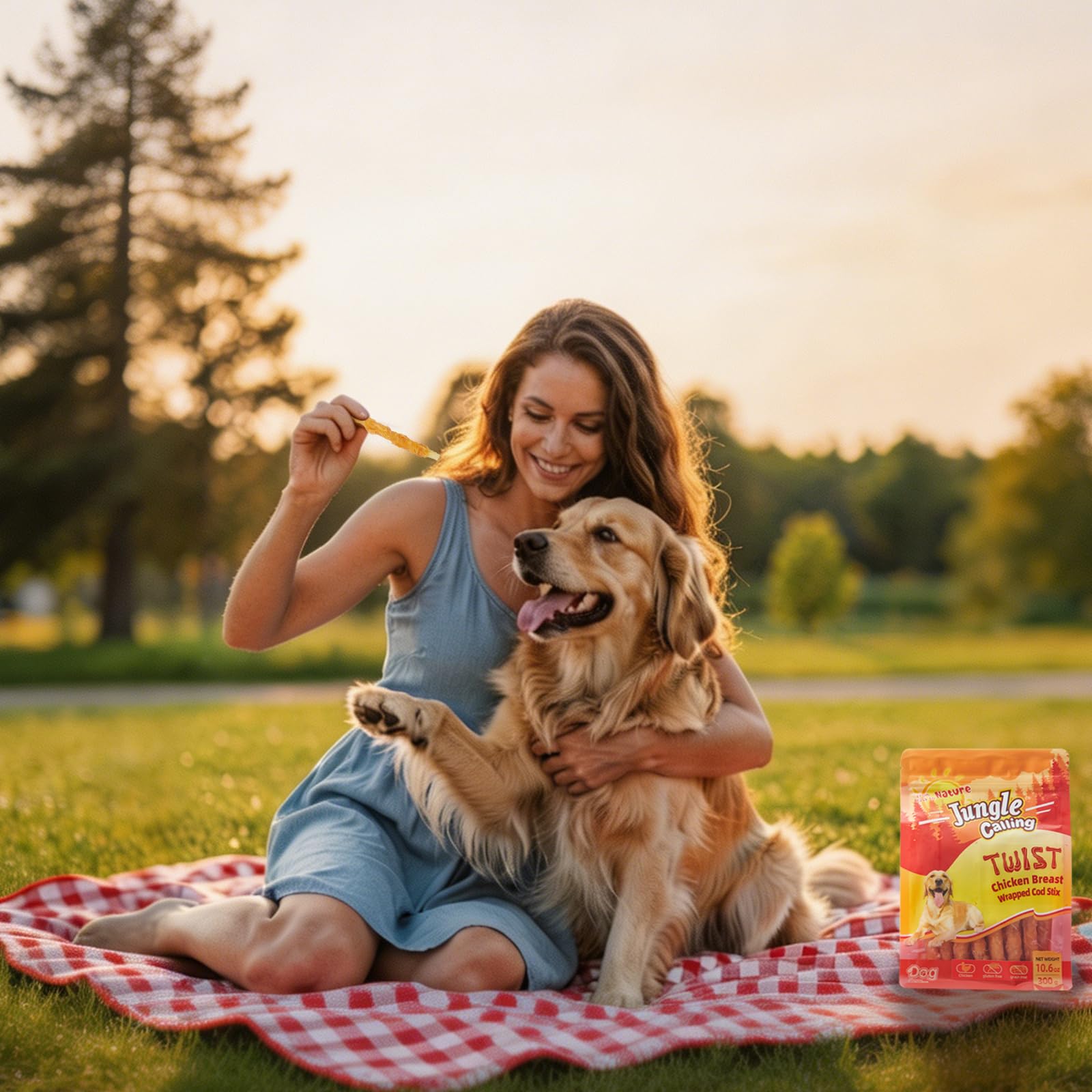 Jungle Calling 10.6 oz pack ready for daily dog treats
