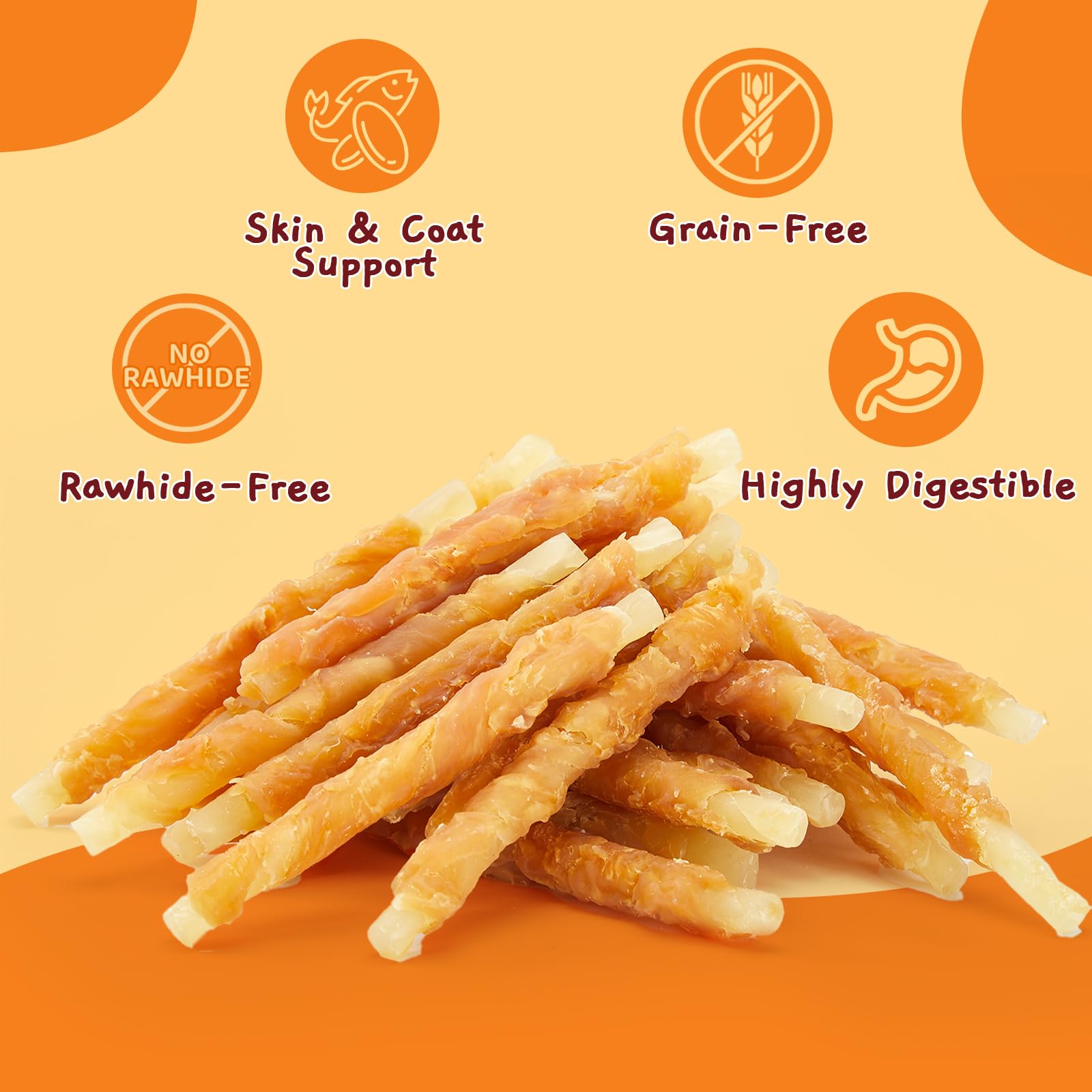 Jungle Calling chicken-wrapped cod sticks treats are protein-rich bites