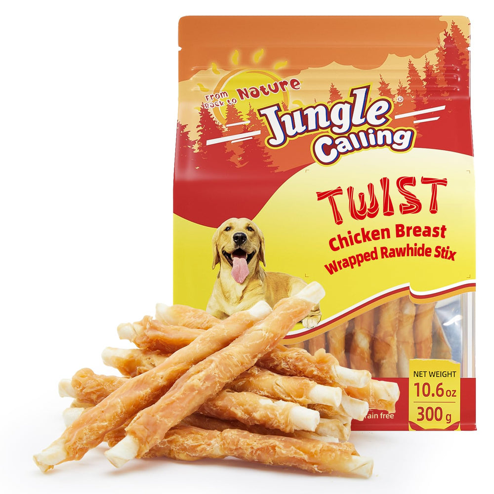Jungle Calling dog chew snacks ready for training sessions