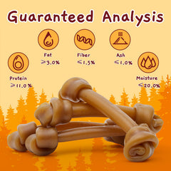 Jungle Calling knotted bone-pattern chews with easy grip and chewy bite.