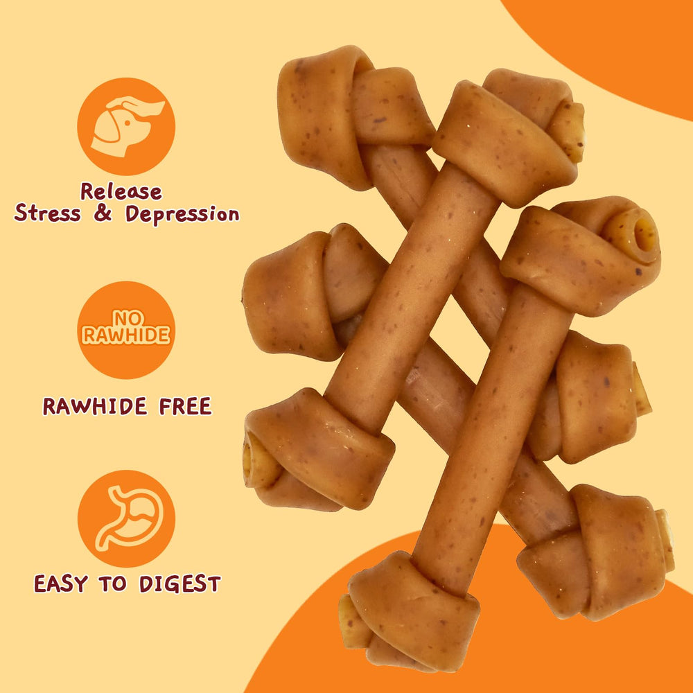 Jungle Calling peanut butter bones with cranberry flavor for medium and large dogs.
