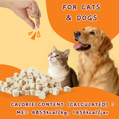 Jungle Calling training reward for pets using chicken treats.