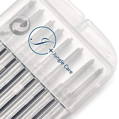 Wax guard installed in hearing aid helps prevent blockage and maintain sound clarity.