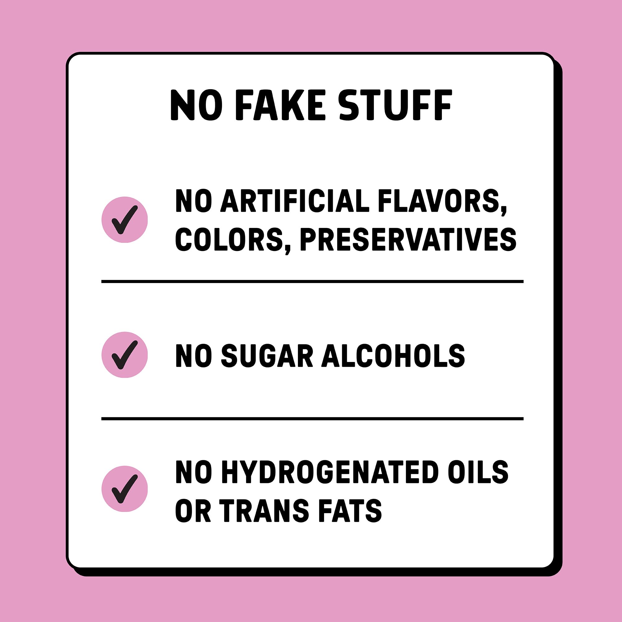 Junkless Birthday Cake Bar packaging closeup highlighting gluten-free claim.