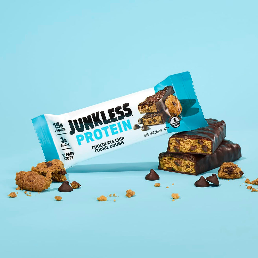 JUNKLESS Bar serving plate scene showing a family-friendly snack