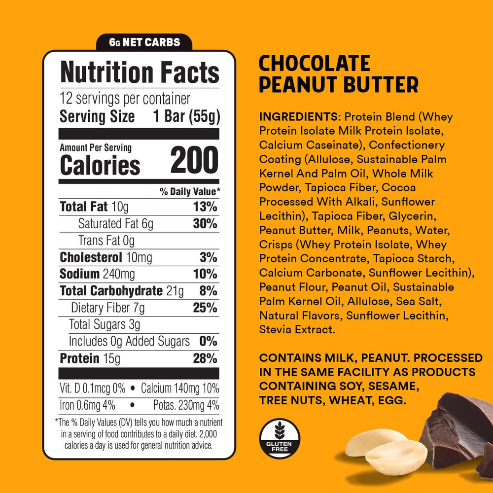 Junkless Chocolate Peanut Butter Bar unwrap reveals clean ingredients.