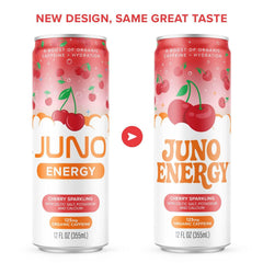JUNO ENERGY Electrolyte hydration with Celtic salt, calcium, and potassium.