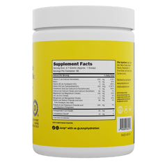 JUNP Lemonade Electrolyte Powder dissolving in water for quick hydration.