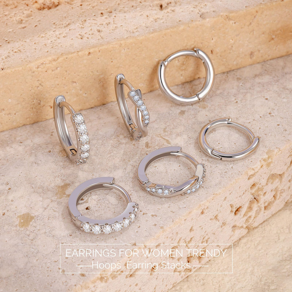 JUNVirtuous gift-ready silver hoops for special occasions