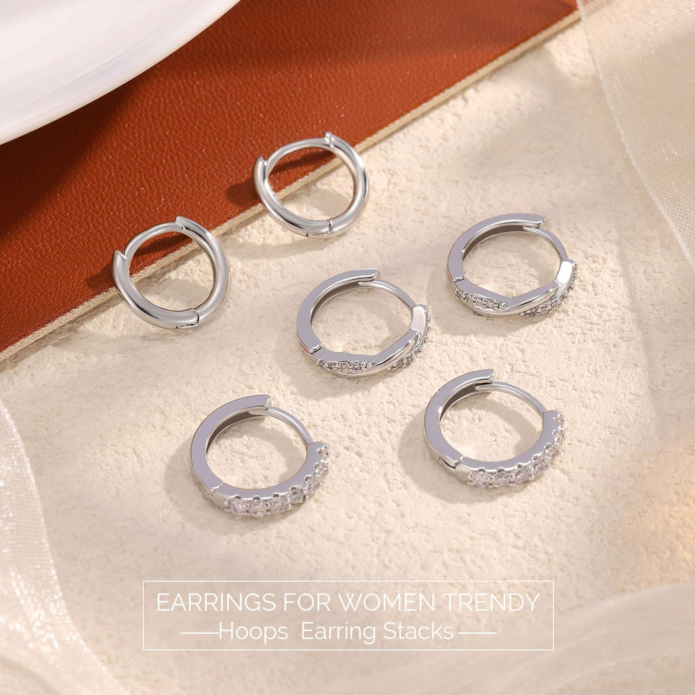 JUNVirtuous stackable hoops for creative personal styling