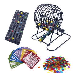 JUNWRROW Deluxe bingo cage 6inch with sturdy metal frame for reliable draws