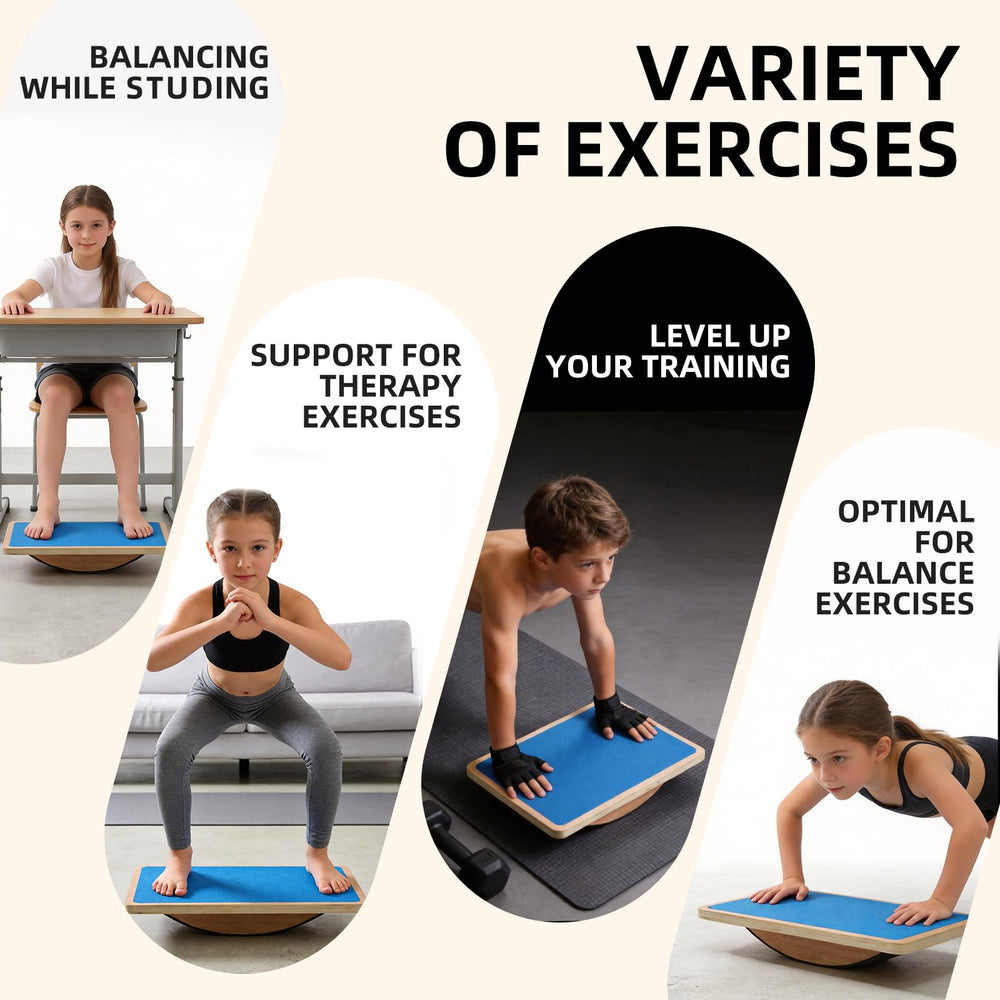 Juoe balance board for adults use supports versatile home fitness