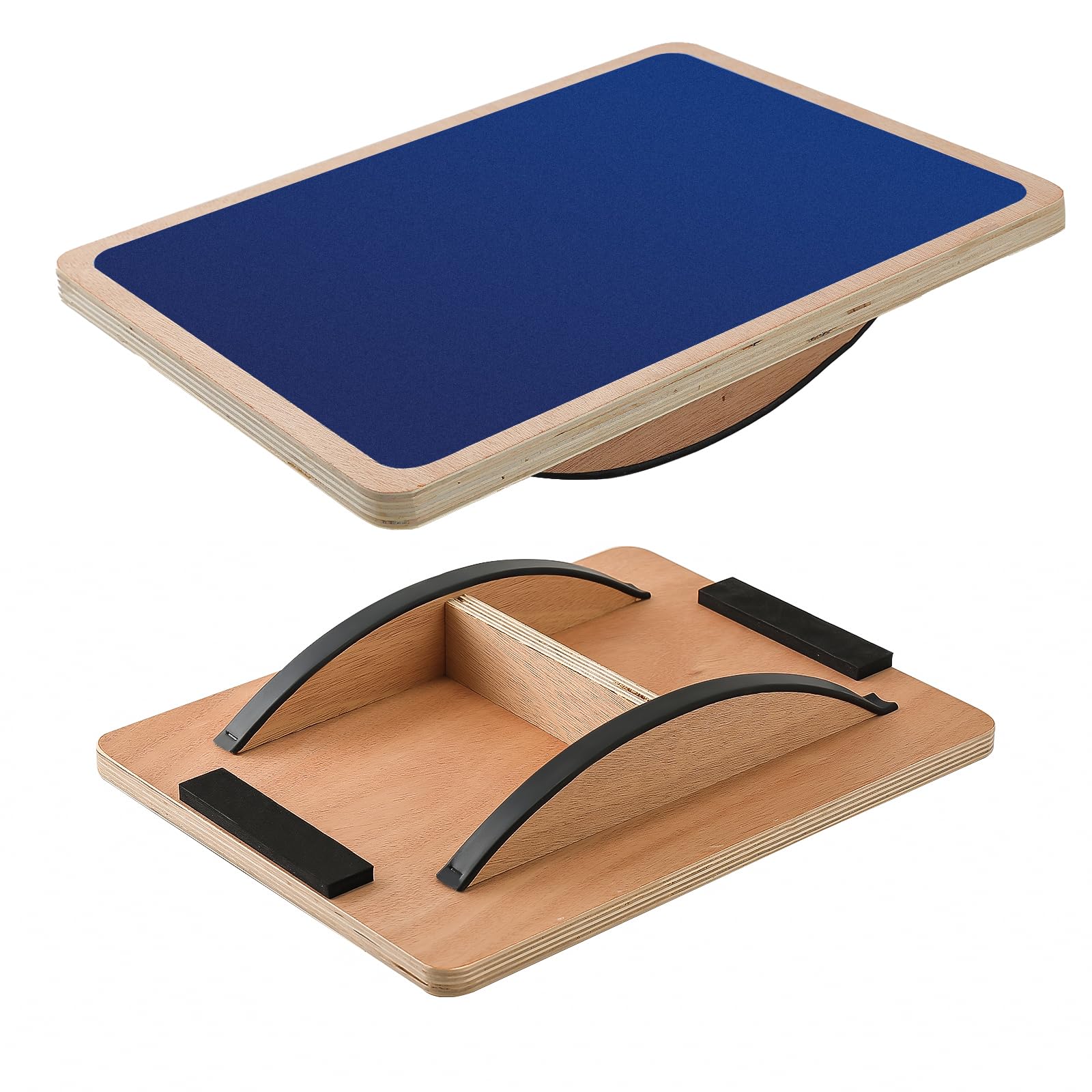 Juoe balance board front view showing sturdy construction for home use