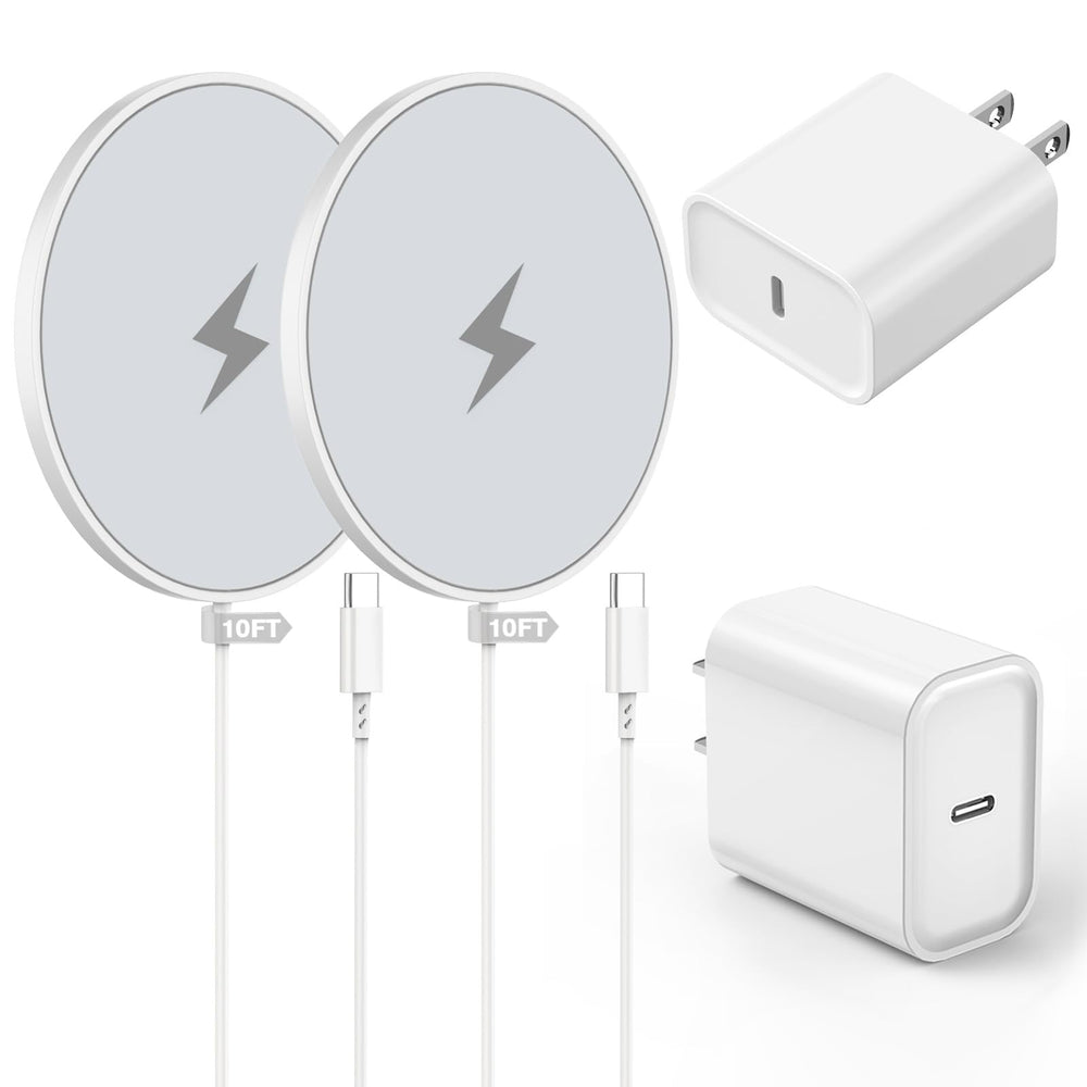 JUPAZIP long magnetic wireless charger with 10ft reach for flexible charging.