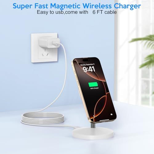 JUPAZIP magnetic stand supports horizontal use for video calls.